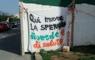 protesta distributore carburante via basile