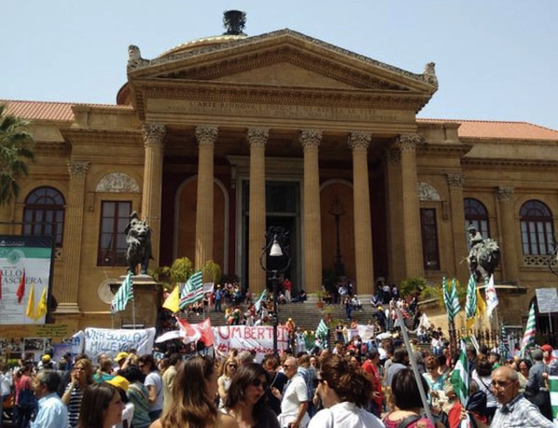 La manifestazione per la scuola del 5 maggio 2015