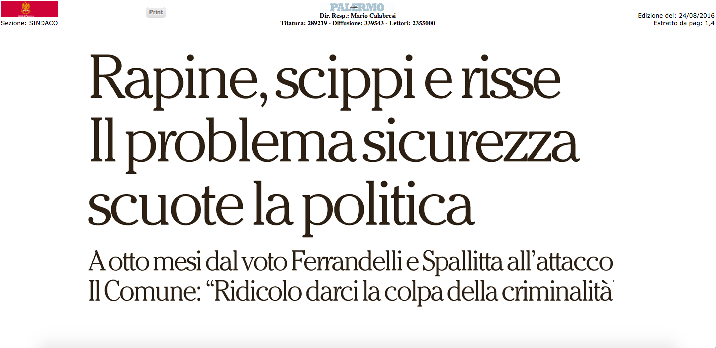 1 La Repubblica Palermo 24 agosto 2016